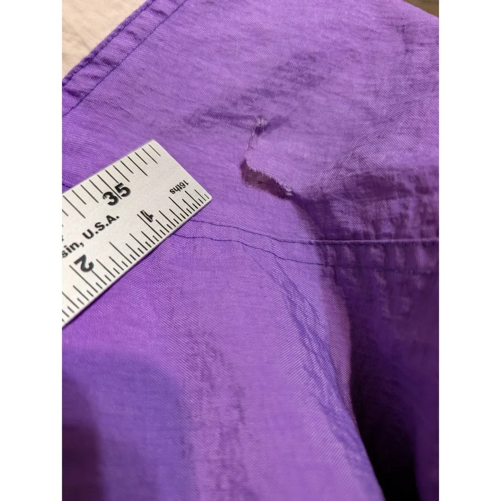Vintage Starter Minnesota Screaming Eagles Anorak Jacket Purple Orange 90s Large